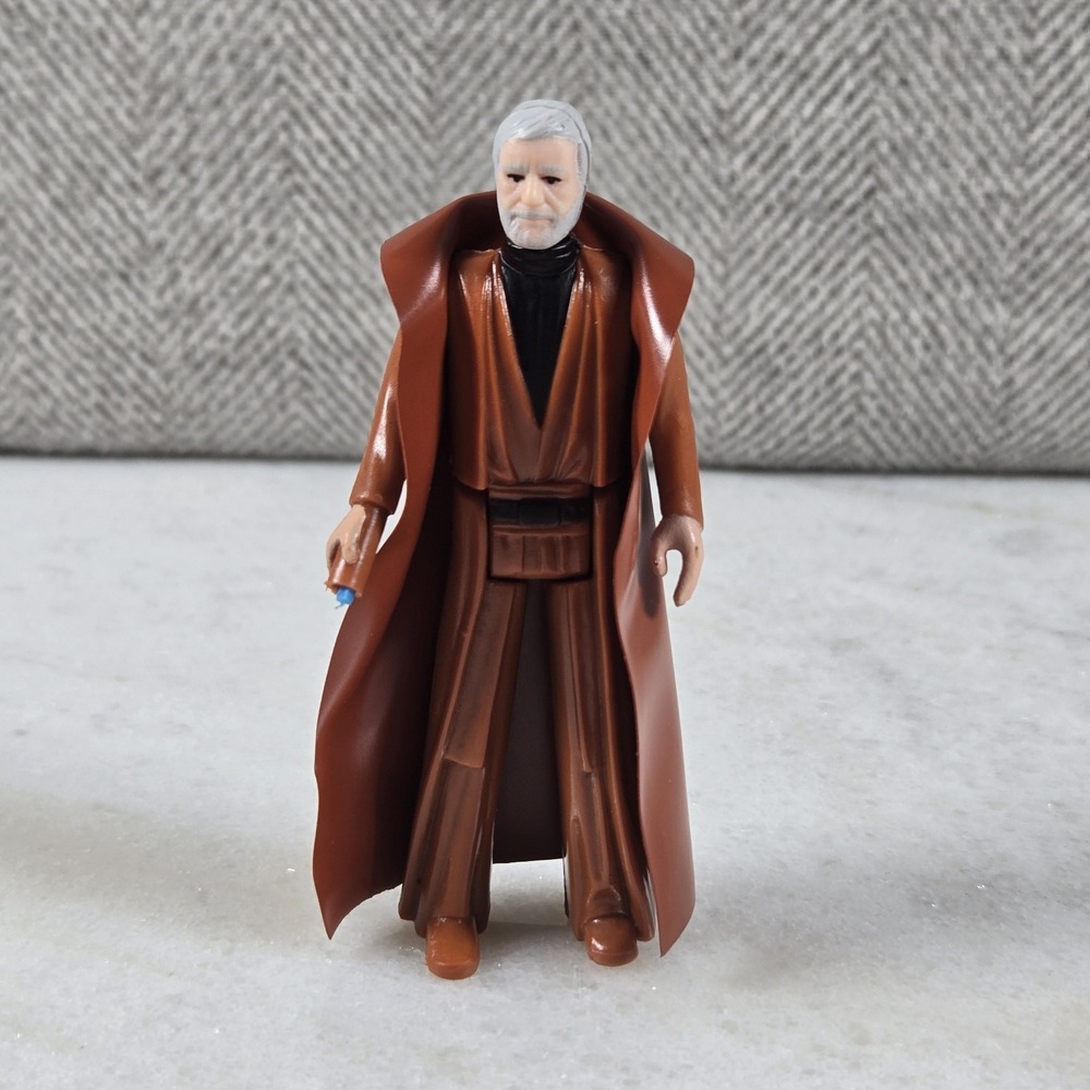 VTG 1977‎ Kenner Star Wars Obi-Wan Kenobi Gray Hair Variant Complete Telescoping